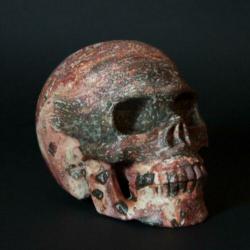 Leopard Skin Jasper kristallen schedel – crystal skull