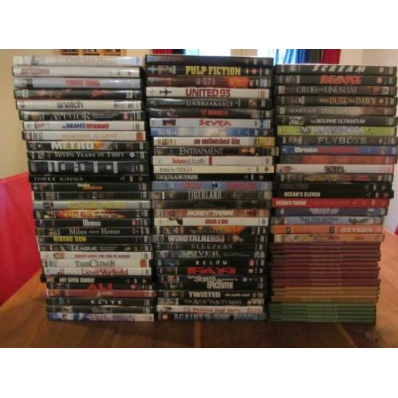 120 DVD's, pakket DVD