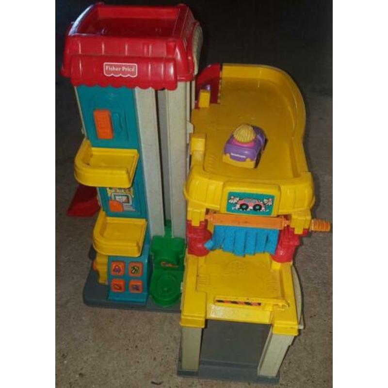 Leuk Garage Fisher Price