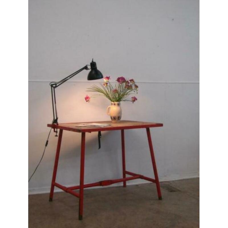 Stoere KLAPTAFEL Rood Winkel Werkkamer