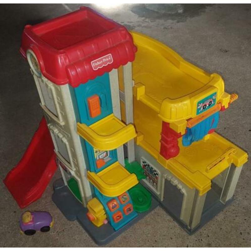 Leuk Garage Fisher Price