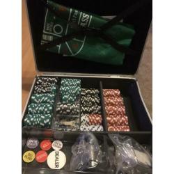 Pokerspel met koffer te koop