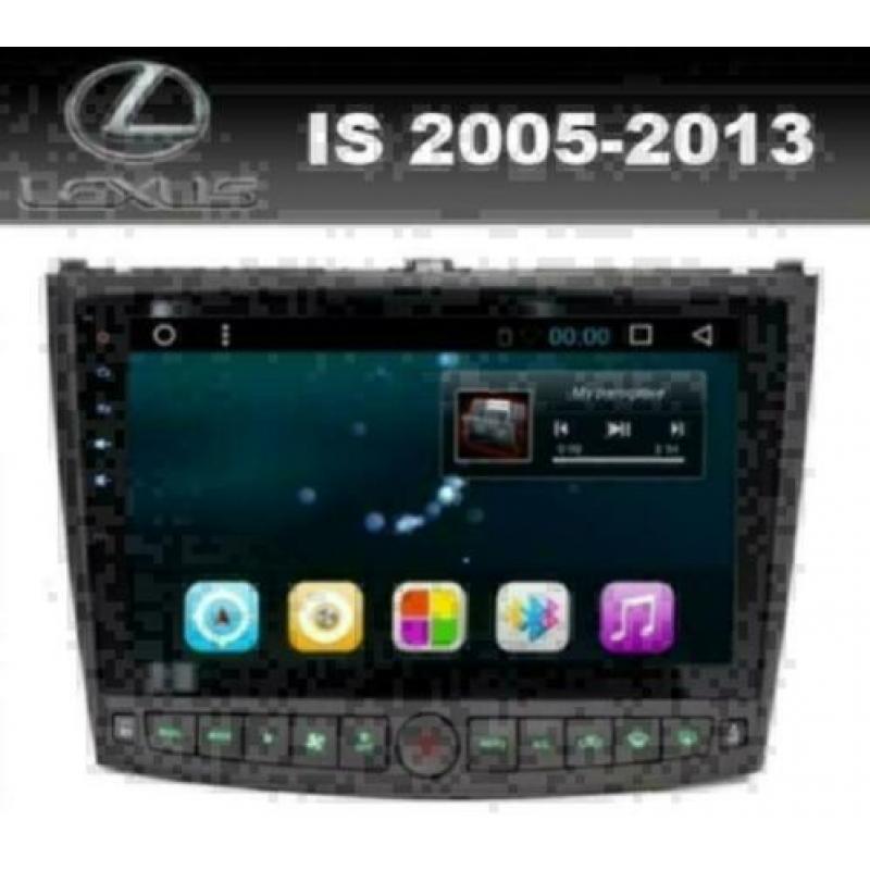 Lexus IS 250 navigatie android 6.0 wifi dab+ carkit usb dvd