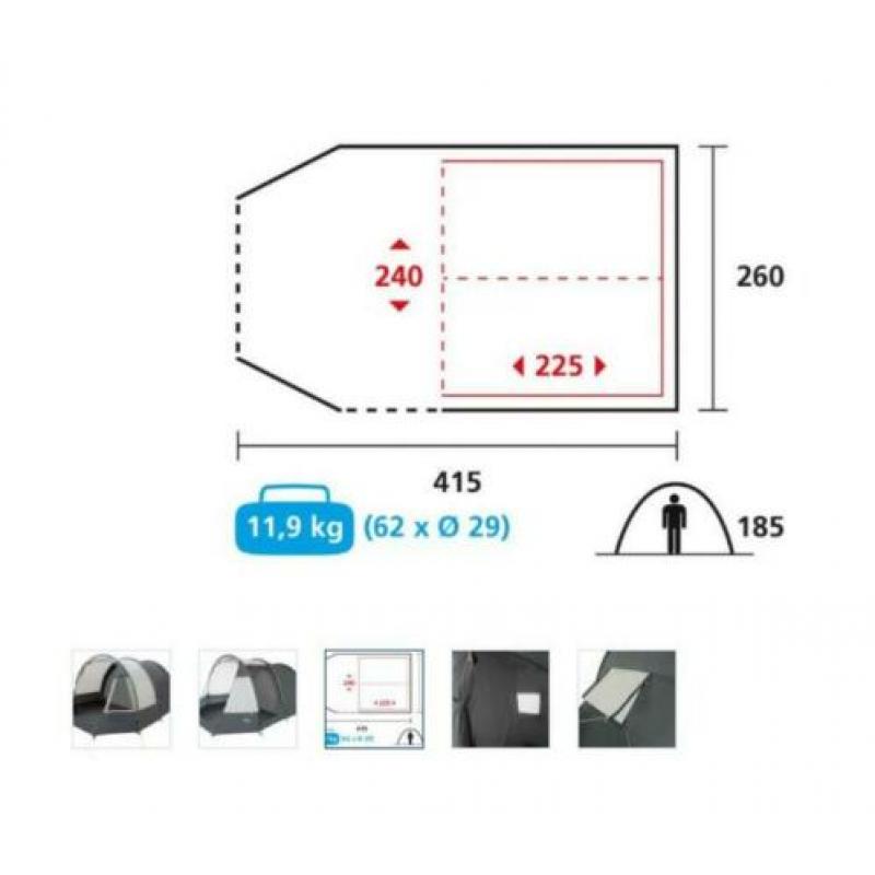 Tent, Atlantis 4 (Nu Benidorm 4, Obelink)