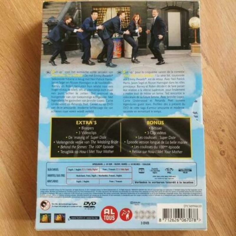 How I met your mother dvd's seizoen 4, 5, 6 (ook los te koop