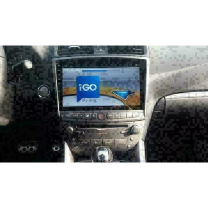 Lexus IS 250 navigatie android 6.0 wifi dab+ carkit usb dvd