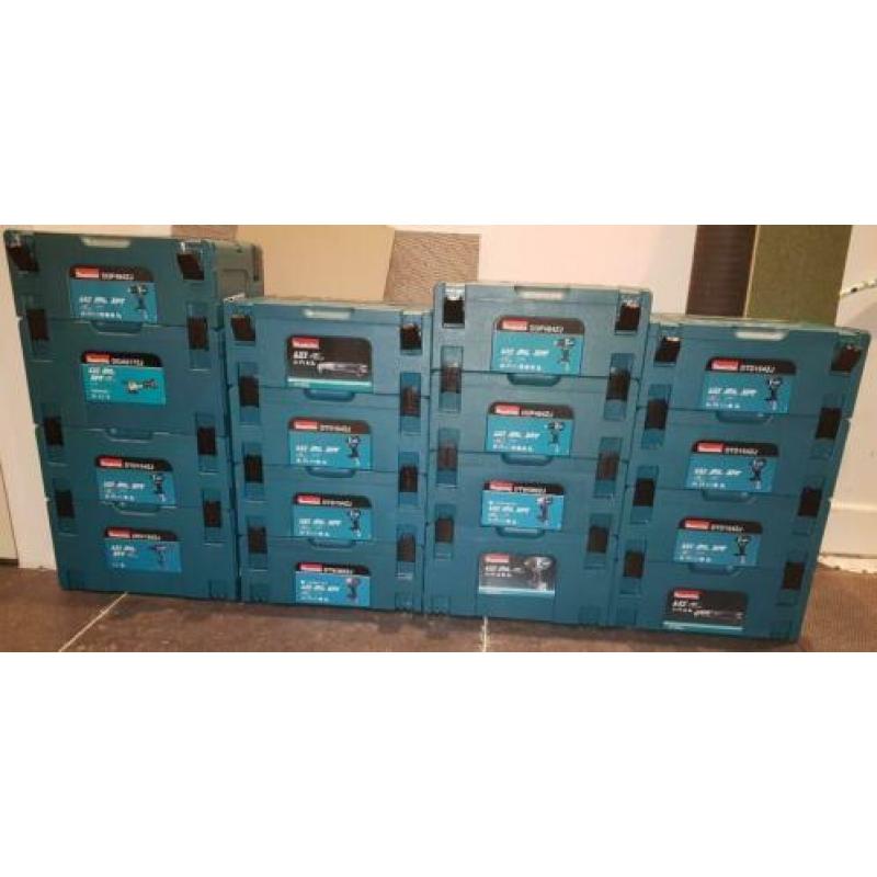 Partij nieuwe Makita MBoxen te koop, inclusief inlay!