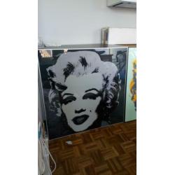 3x Marilyn Monroe - Andy Warhol ingekaderd