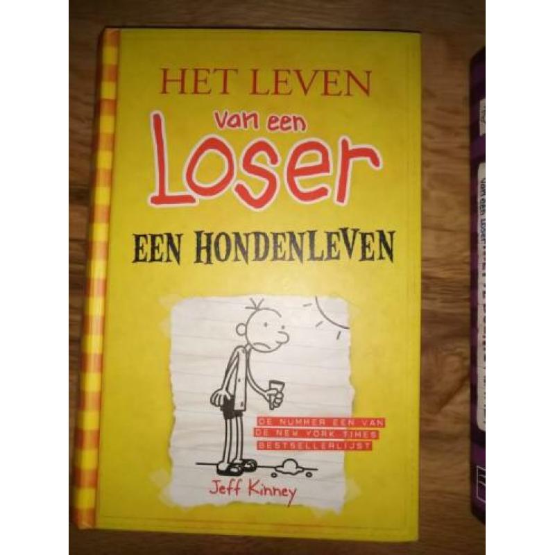 Het leven van een loser Jeff Kinney deel 1,2,4,5