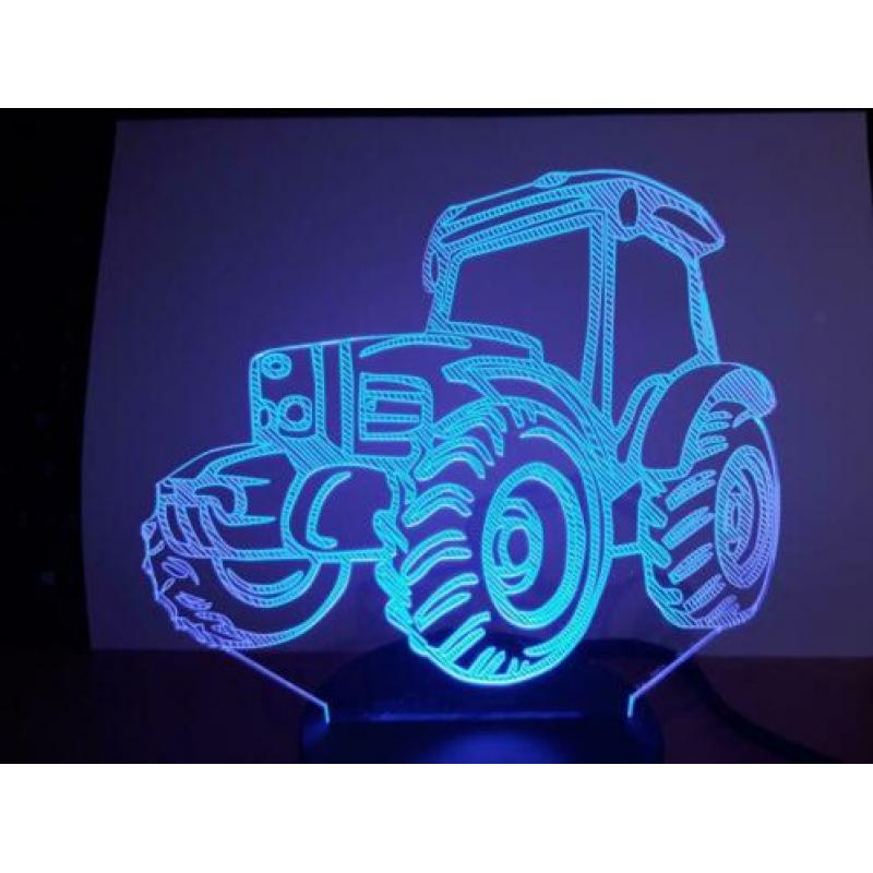 3D led lamp trekker tractor