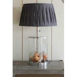 Riviera maison glass display lamp met RM kap