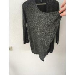 Donker grijs vest maat 158/164