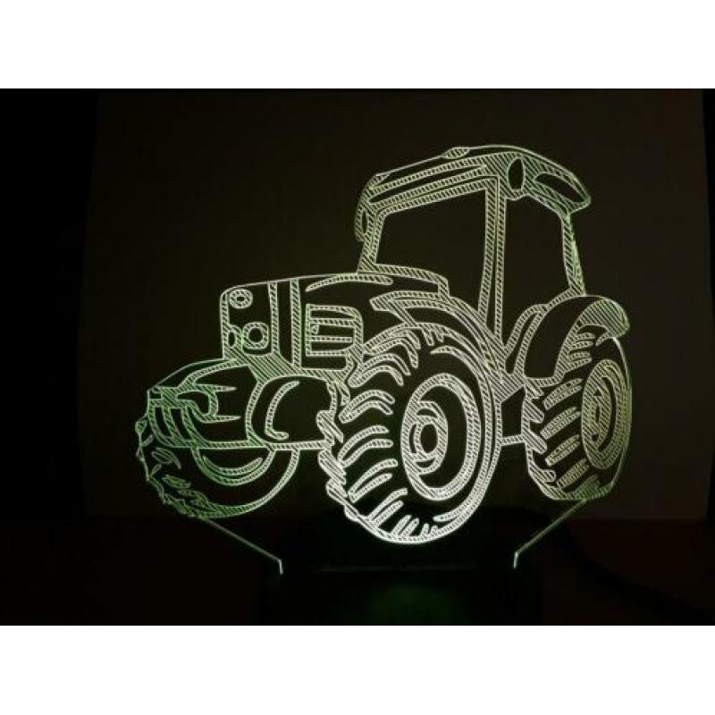 3D led lamp trekker tractor