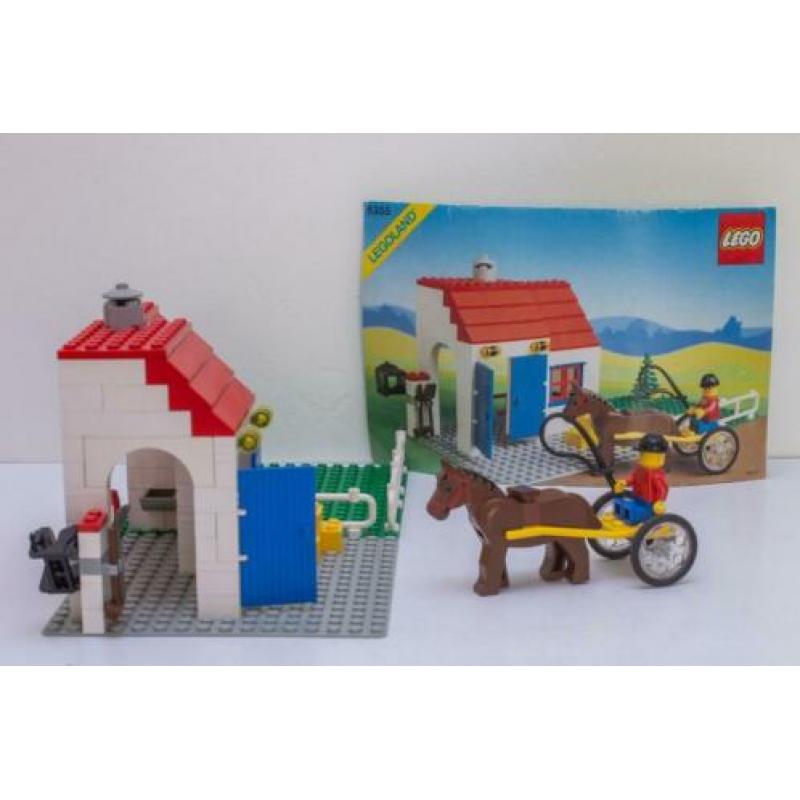 LEGO 6355 Town: Recreation Derby Trotter. Jocky met paard