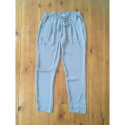 DIDI licht grijze loose fit jogger broek, maat L