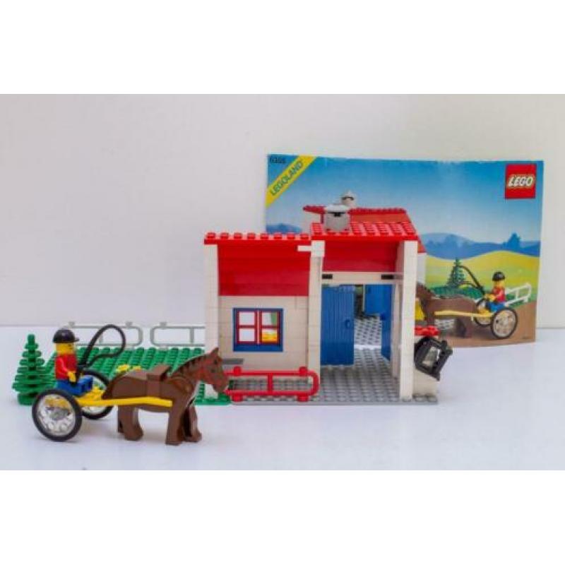 LEGO 6355 Town: Recreation Derby Trotter. Jocky met paard