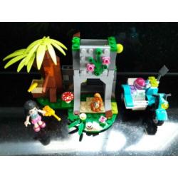 Compleet LEGO friends 41032 eerste hulp junglebike