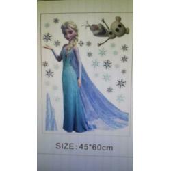 Frozen sticker Elsa en Olaf NIEUW - Frozen shirts 2x140-146