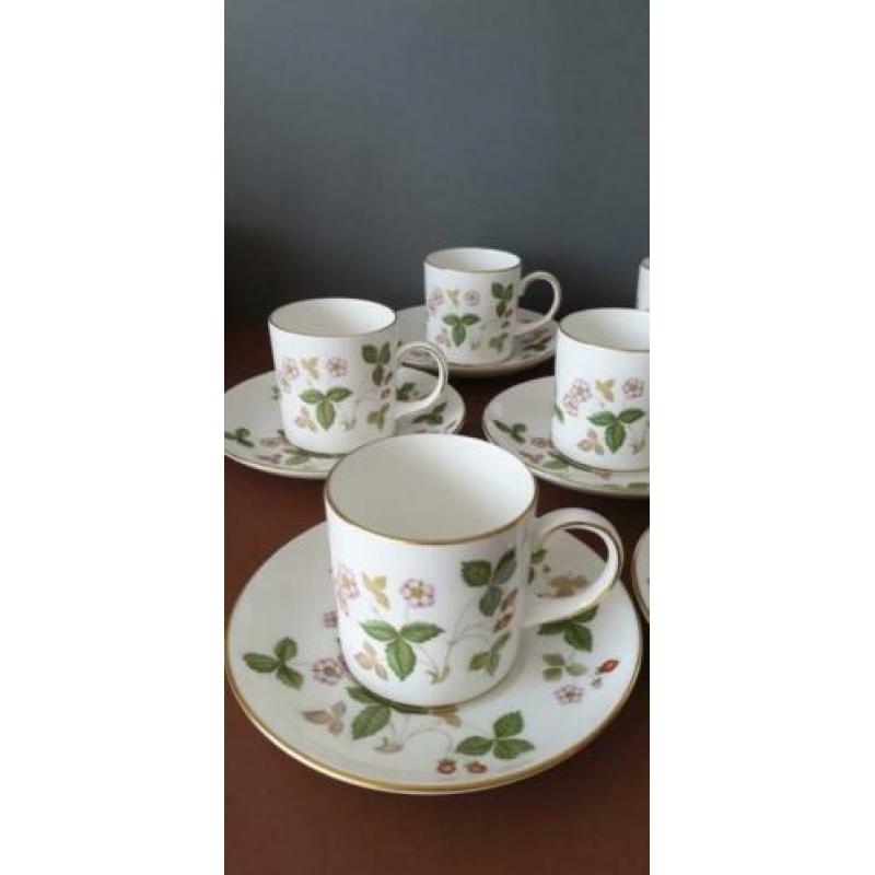 Wedgwood Wild Strawberry koffiekopjes