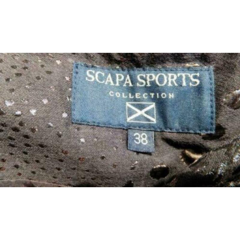 SCAPA SPORTS prachtig licht zwart met glimmers rokje mt 38