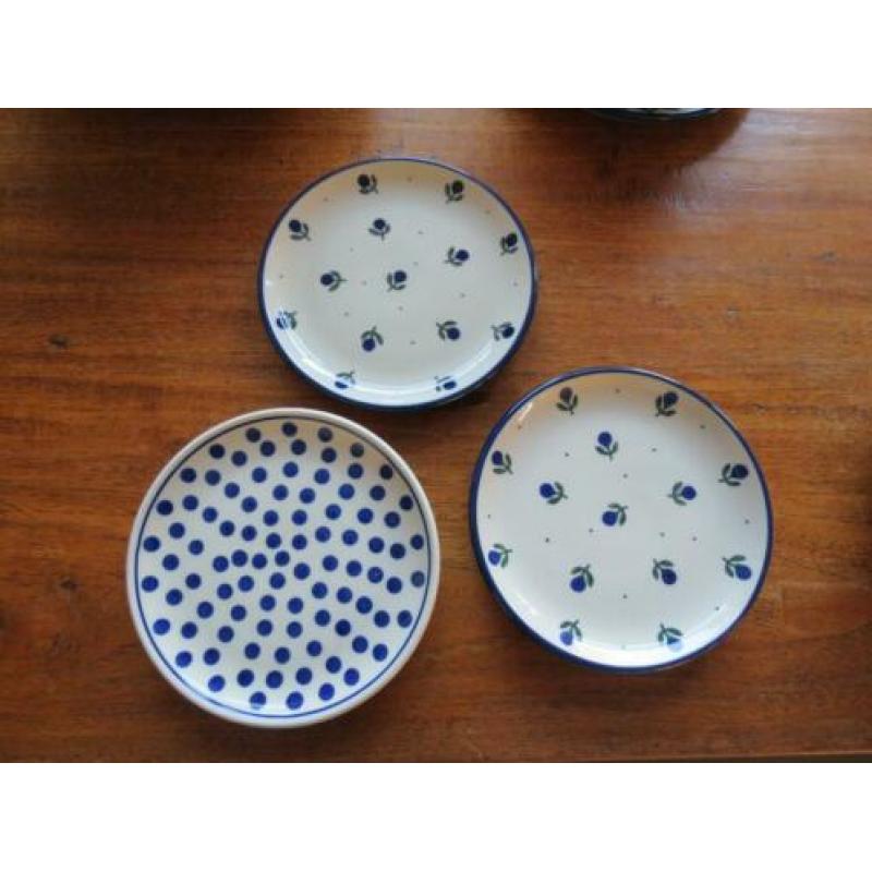 Bunzlau servies, berry bowl, decor Blue Valentine