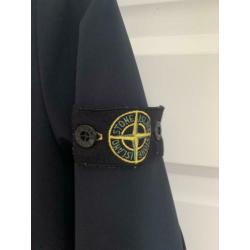 Stone Island softshell jas kids donkerblauw mt140