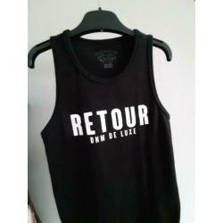 Zwarte top RETOUR 13/14 zgan