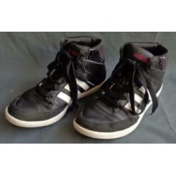 ADIDAS NEO Hoops Mid Sneakers leren dames schoenen maat 37 U