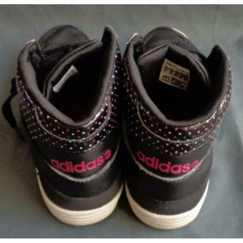 ADIDAS NEO Hoops Mid Sneakers leren dames schoenen maat 37 U