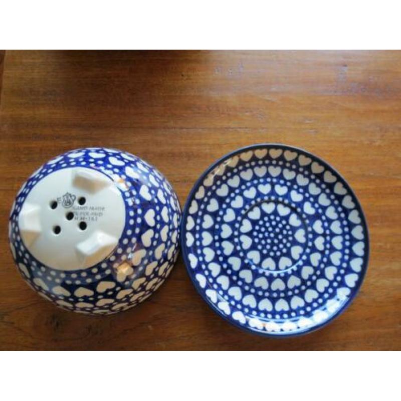 Bunzlau servies, berry bowl, decor Blue Valentine