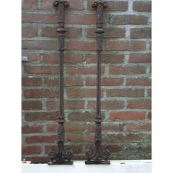 Antiek trapspijl spijl balustrade ornament gietijzer