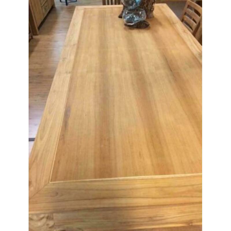 Opium Eettafel TEAK v.a. 120 > 240cm (ook variatie kleur) oa