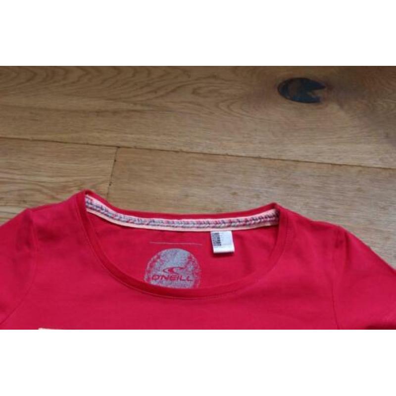 O'Neill t-shirt rood mt 140 meisje (bied ex verzendkst)