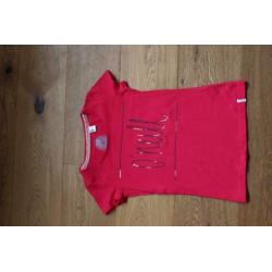 O'Neill t-shirt rood mt 140 meisje (bied ex verzendkst)