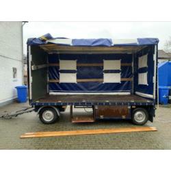 Schamelwagen aanhanger huif te koop