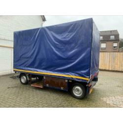 Schamelwagen aanhanger huif te koop