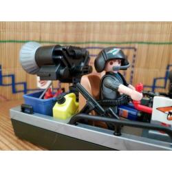 Playmobil Schattenjagers met boot en kanon 4845