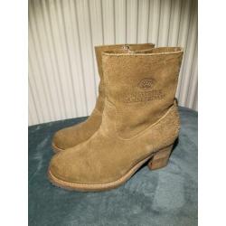 Shabbies suede enkellaarsjes fred de la bretoniere 37