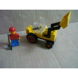 Lego set 625, tractor met voorlader, met bouwboekje