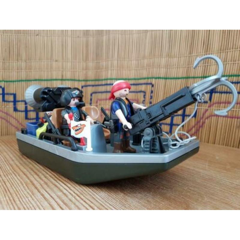 Playmobil Schattenjagers met boot en kanon 4845