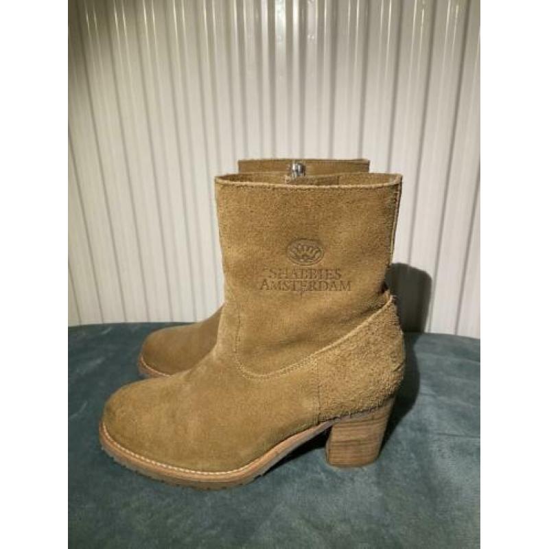 Shabbies suede enkellaarsjes fred de la bretoniere 37