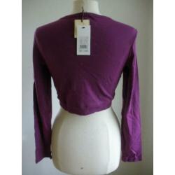 STREET ONE bolero vest cyclaam paars maat 38 - nieuw -