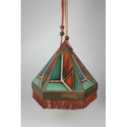 Amsterdamse School lamp - hanglamp