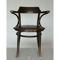 Antieke THONET bureaustoel armleuningstoel ca. 1925