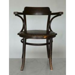 Antieke THONET bureaustoel armleuningstoel ca. 1925