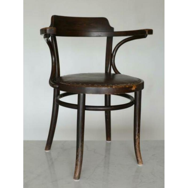 Antieke THONET bureaustoel armleuningstoel ca. 1925