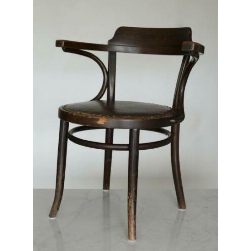 Antieke THONET bureaustoel armleuningstoel ca. 1925