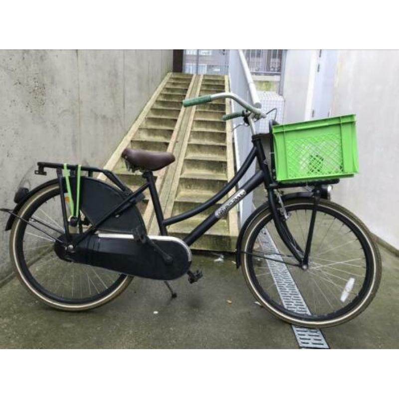 Te koop een mooie omafiets 24 inch popel