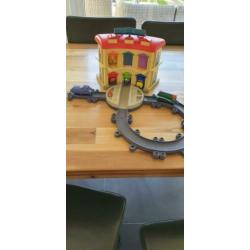 Chuggington huisje incl 6 treinen.