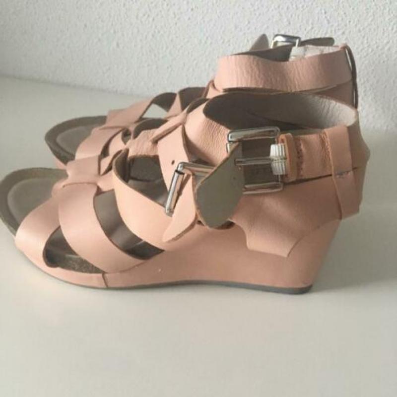 Oud roze leren sandalen van Scenario *nieuw*